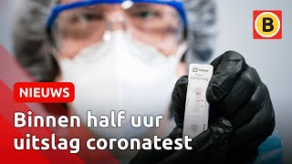 Zo werkt de coronasneltest  Omroep Brabant [upl. by Anaitak554]