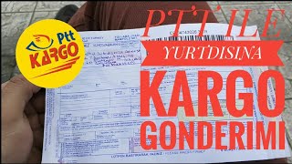 Yurtdışına KARGO Nasıl Gönderilir  PTT ile Yurtdışına kargo göndermek [upl. by Liris975]