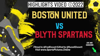 Boston United VS Blyth Spartans 020422 [upl. by Enyawed]