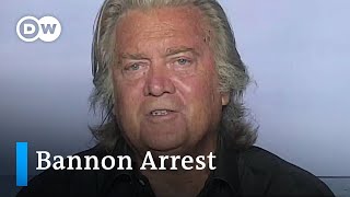 Steve Bannon arrest what are the accusations  DW News [upl. by Ynohtnakram]