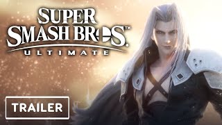 Super Smash Bros Ultimate Sephiroth Character Reveal Trailer 8K [upl. by Anaek]