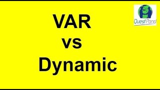 VAR vs Dynamic in C  C Interview Questions  CSharp Interview Questions [upl. by Raphael]