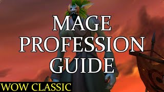 WoW Classic  Mage profession guide [upl. by Gudren307]