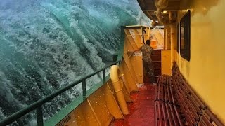 Manly Ferry crossing Sydney Harbour during massive storm [upl. by Natal]