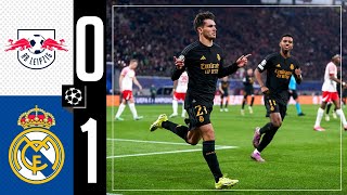 RB Leipzig 01 Real Madrid  HIGHLIGHTS  Champions League [upl. by Desdamona]