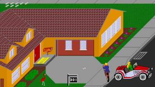 Arcade Game Paperboy 1984 Atari [upl. by Abernathy142]