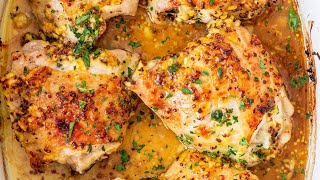 Oven Baked Chicken Thighs [upl. by Cirnek]