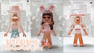 Preppy Roblox outfit ideas TikTok compilation [upl. by Auoh768]