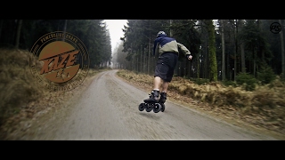 Ochsenkopf Mountain Skating on Powerslide KAZE SUV 150 Offroad skates [upl. by Rempe]