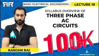 Basic Electrical Engineering  Module 3  Syllabus Overview of Three Phase AC Circuits Lecture 19 [upl. by Nakada]