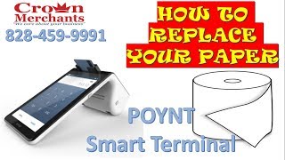 How to replace your paper in the POYNT Smart Terminal [upl. by Jumbala]