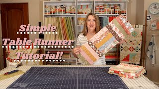 Simple Table Runner Tutorial [upl. by Paynter]