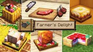 Farmers Delight Full Showcase  Best Food Mod [upl. by Na466]