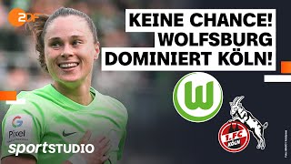 VfL Wolfsburg – 1 FC Köln  FrauenBundesliga 20 Spieltag Saison 202324  sportstudio [upl. by Ahsilra447]