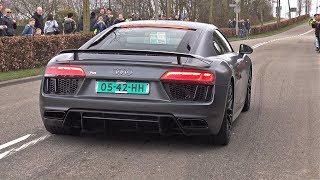 BEST OF AUDI R8 V10 SOUND COMPILATION [upl. by Olatha]