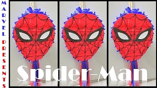 HOW TO MAKE DIY SPIDERMAN PINATA  JARIS CRAFT [upl. by Aivlys]