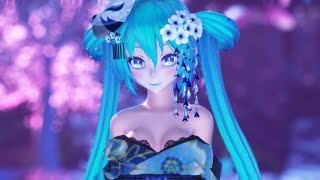 【MMD】蜜月アン・ドゥ・トロワHoneymoon Un · Deux · Trois 1440p60fps [upl. by Holtz]