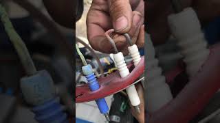 Removing electrodes and burner on Worcester greenstar [upl. by Modestine52]