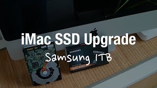 iMac SSD Upgrade with 1TB Samsung 860 EVO [upl. by Adilen]