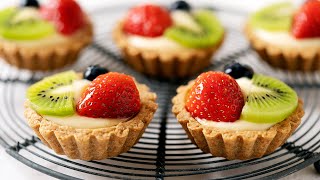 Mini Fruit Tarts Recipe [upl. by Nehpets]