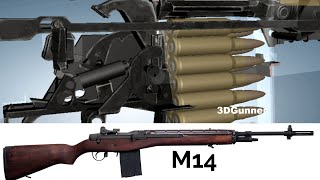 3D Animation How a M14 works [upl. by Socher]