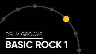 Basic Rock 1  Drum Groove [upl. by Vish]