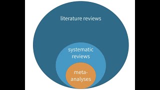 Whats the Difference between a Literature Review Systematic Review and MetaAnalysis [upl. by Aritak]