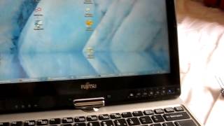 Fujitsu Lifebook T732 Convertible Tablet PC review part 1 [upl. by Bealle]