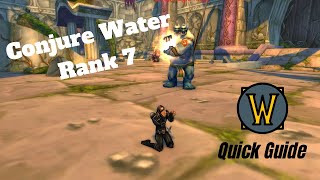 EASY Guide Mage Water Rank 7  Classic WoW Dire Maul [upl. by Stearn]