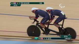 Cycling track  Mens B 4000m Individual Pursuit Final  Rio 2016 Paralympic Games [upl. by Hanonew]