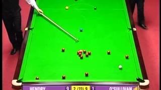 2004 World Snooker Championship SF Ronnie OSullivan vs Stephen Hendry Session 2 BBC [upl. by Kellsie]