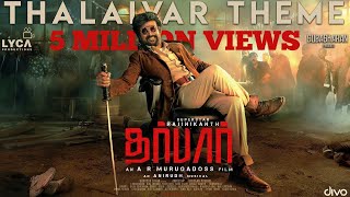 DARBAR Tamil  Thalaivar Theme  Rajinikanth  AR Murugadoss  Anirudh  Subaskaran [upl. by Anirac296]