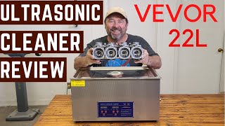 ULTRASONIC CLEANER VEVOR 22L UNBOXING AND REVIEW [upl. by Apoor904]