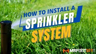 How to Install a Sprinkler System  A DIY Guide [upl. by Tristas210]