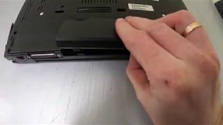 How to change battery Fujitsu LifeBook E8310 [upl. by Raimondo]