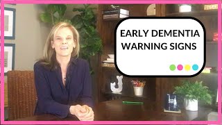 Early Dementia Warning Signs [upl. by Yennej]