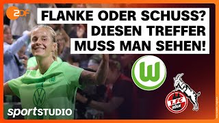 VfL Wolfsburg – 1 FC Köln  FrauenBundesliga 3 Spieltag Saison 202425  sportstudio [upl. by Saied]