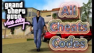 GTA Vice City All Cheat Codes  Grand Theft Auto Vice City Codes [upl. by Akinor]