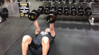 Neutral Grip Dumbbell Floor Press [upl. by Sallee887]