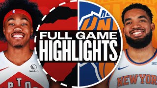 RAPTORS at KNICKS  FULL GAME HIGHLIGHTS  January 8 2025 [upl. by Shama]