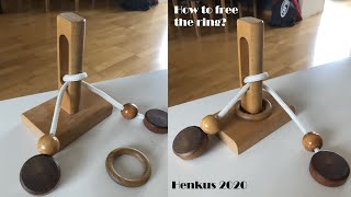 Wood puzzle How to free the ring [upl. by Twelve939]