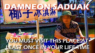 Damnoen Saduak Floating Market  Bangkok Thailand [upl. by Brett208]