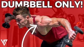 Full Shoulder Workout in 20 Minutes Using Dumbbells ONLY  V SHRED [upl. by Kreit]