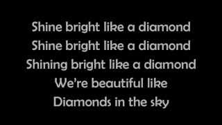 Rihanna  Diamonds lyrics [upl. by Saerdna]