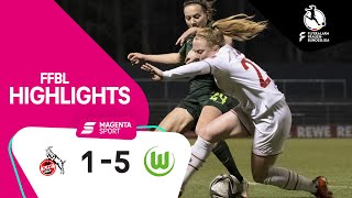 1 FC Köln  VfL Wolfsburg  Highlights FLYERALARM FrauenBundesliga 2122 [upl. by Aurie74]