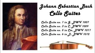 Johann Sebastian Bach  Cello suites in 432 Hz great for reading or studying [upl. by Head328]