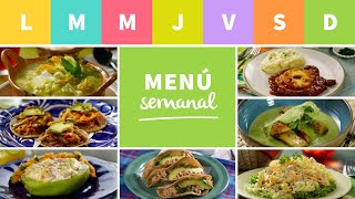 Menú Semanal  Comida en 30 minutos [upl. by Lally]