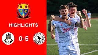 Caerleon 05 Cwmbrân Town  Gwent FA Senior cup  Quarter final highlights [upl. by Butler]