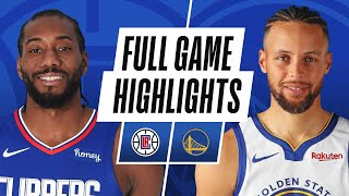 CLIPPERS at WARRIORS  FULL GAME HIGHLIGHTS  January 6 2021 [upl. by Nnuahs]