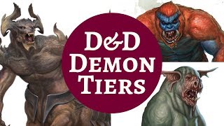 DampD MONSTER RANKINGS  DEMONS pt 1 [upl. by Alletniuq663]